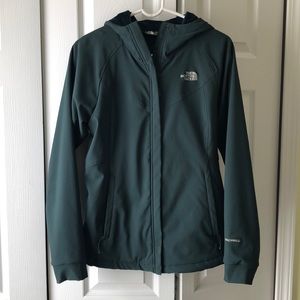 Green NorthFace Windwall Jacket